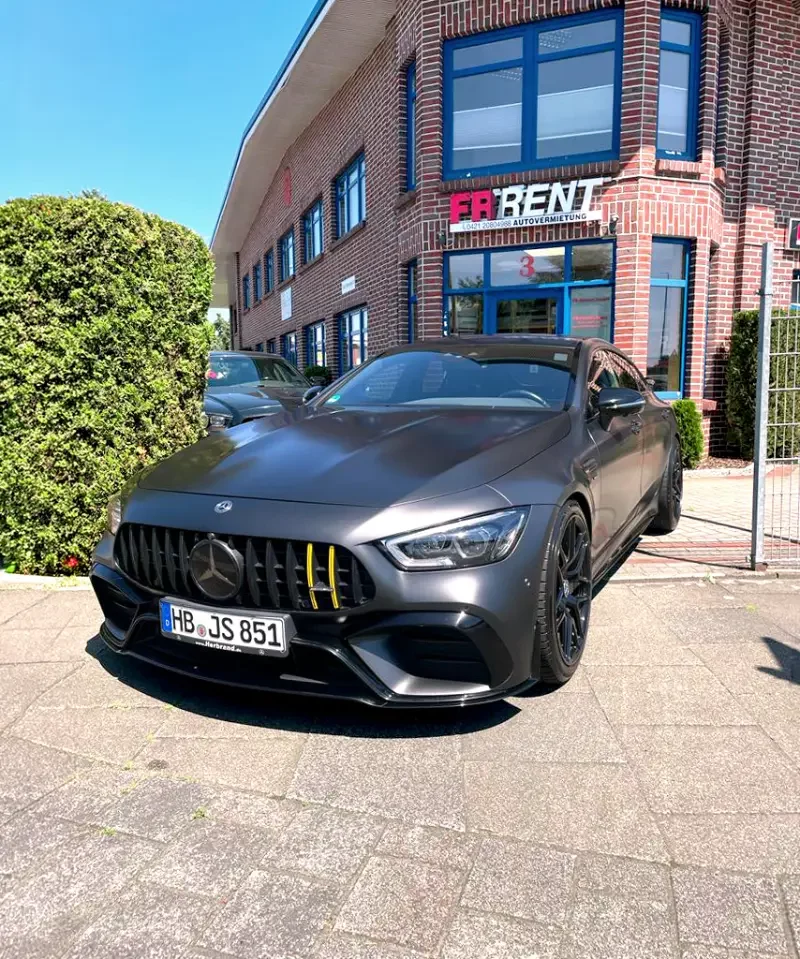 Mercedes-AMG GT 63 4-Türer Coupé – Sportwagen mieten Bremen bei FR-Rent